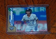 2020 Pro Debut Base Auto Gold #PD-83 Greg Jones 41/50 - Hudson Valley Renegades