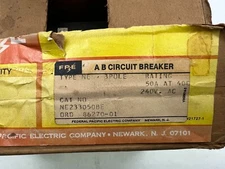 FPE NE233050BE NIB 3P 50A 240V Breaker Bell Alarm Switch See Pics #A69