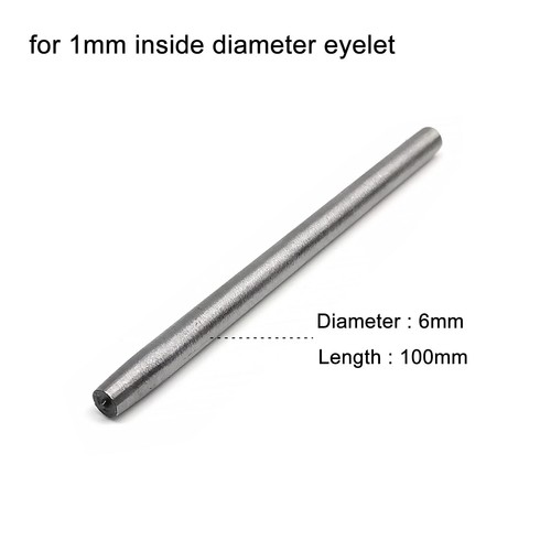 Outil de poinçonnage à bride 1 mm-10 mm tige œillets anneau œillet trou d'air rivet semi creux - Photo 7/18