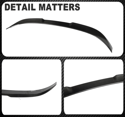For BMW G42 G87 M240i 220i M2 Coupe 2022-2024 Dry Carbon Rear Trunk Spoiler Wing - Bild 12 von 12