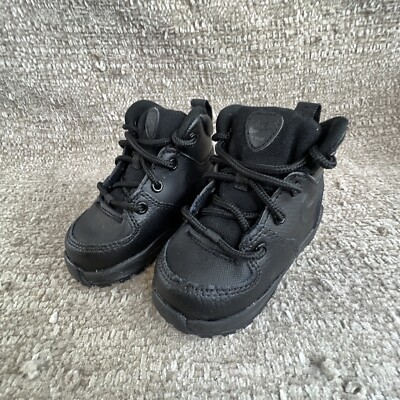 Nike Manoa LTR (TD) Boots Toddler Size 4C Black Shoes BQ5374-001