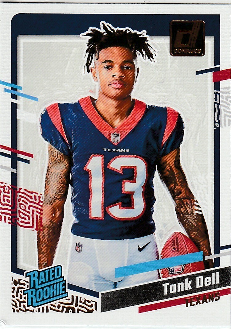 2023 Donruss #21 Tank Dell Rated Rookie Portrait