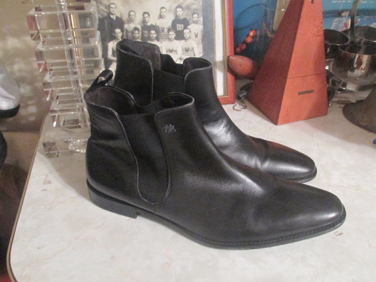 Mezlan Men’s Size 11 M  Black Leather Chelsea Boo… - image 4