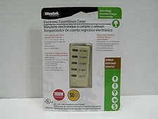 Westek TMDCD30I Indoor Wire-In Electronic Countdown Timer Ivory(A3)