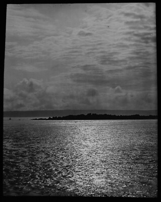 Magische Laternenfolie SONNENLICHT ZUR ABENDSTUNDE UM 1890 FOTO WOLKE / MEERESSTUDIE