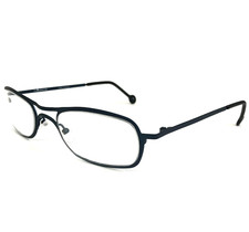 Vintage la Eyeworks Eyeglasses Frames SLIM 554 Navy Blue Rectangular 50-23-120