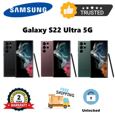 NEW SEALED SAMSUNG GALAXY S23 ULTRA 5G/S22 ULTRA 5G GSM CDMA FACTORY UNLOCKED