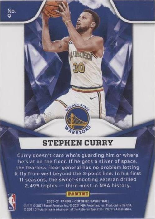 2020-21 Panini Certified - Stephen Curry #9 for sale | eBay