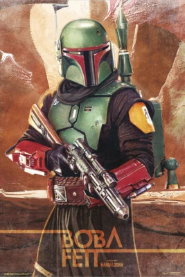 MOVIE POSTERS USA Star Wars: The Mandalorian - TV Show Poster (Boba Fett) (Size: 24" x 36")