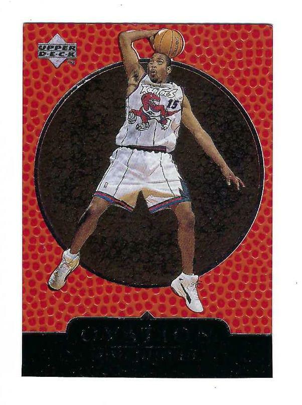 1998 Upper Deck Ovation #75 Vince Carter Rookie Card