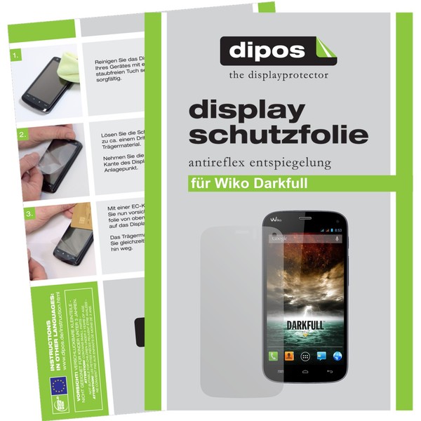 6X Schutzfolie FüR Wiko Darkfull Matt Displayschutzfolie Folie Displayfolie-image