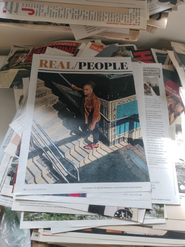 1 pound clippings lot real-life, human interest stories + tragedies +heroes