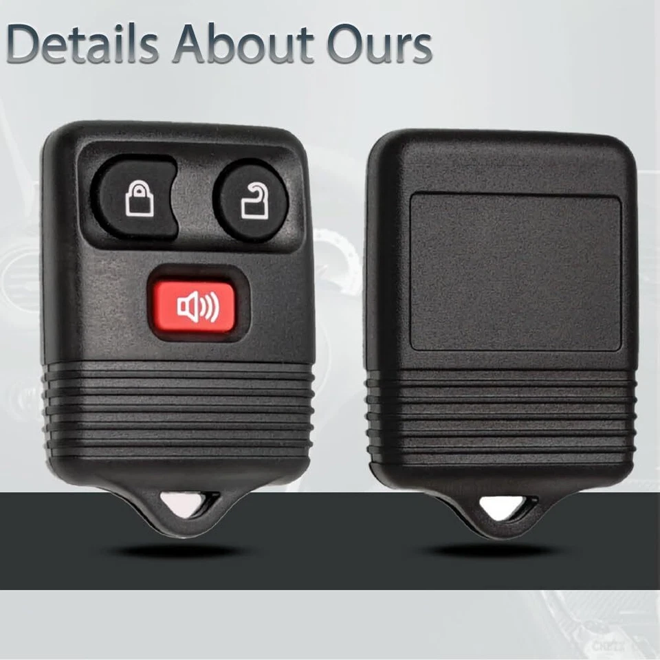 2 брелока для бесключевого доступа подходят для Ford F150 F250 F350 Explorer Expedition Lincoln - Изображение 3 из 4