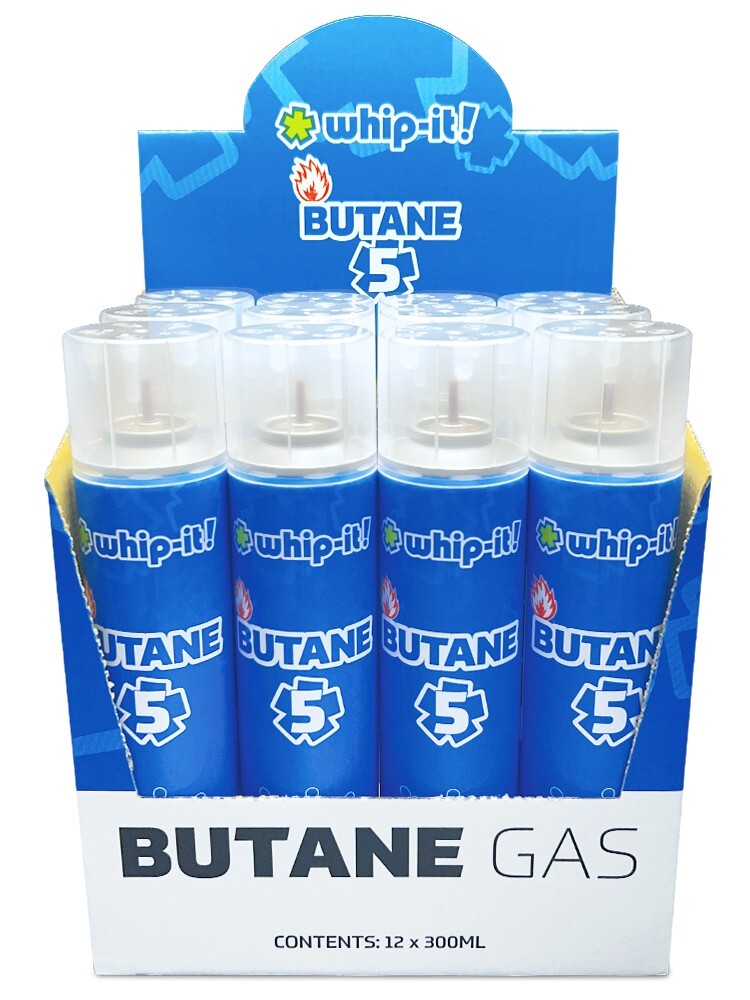 Whip-It! Butane 5 (300ml) - Case of 96 cans