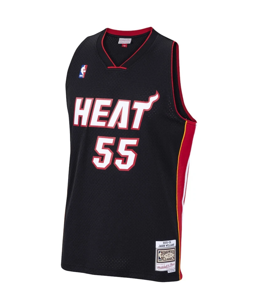 Camiseta para hombre Mitchell & Ness NBA Swingman Road Heat 05 Jason Williams Foto 2 de 3