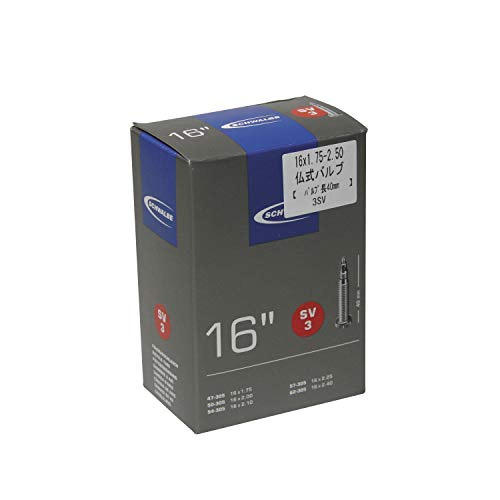 (TG. Nr. 3 16 Zoll (47/62-305)) Schwalbe 10409313, SV3 Unisex Adulto, Neutro, 47