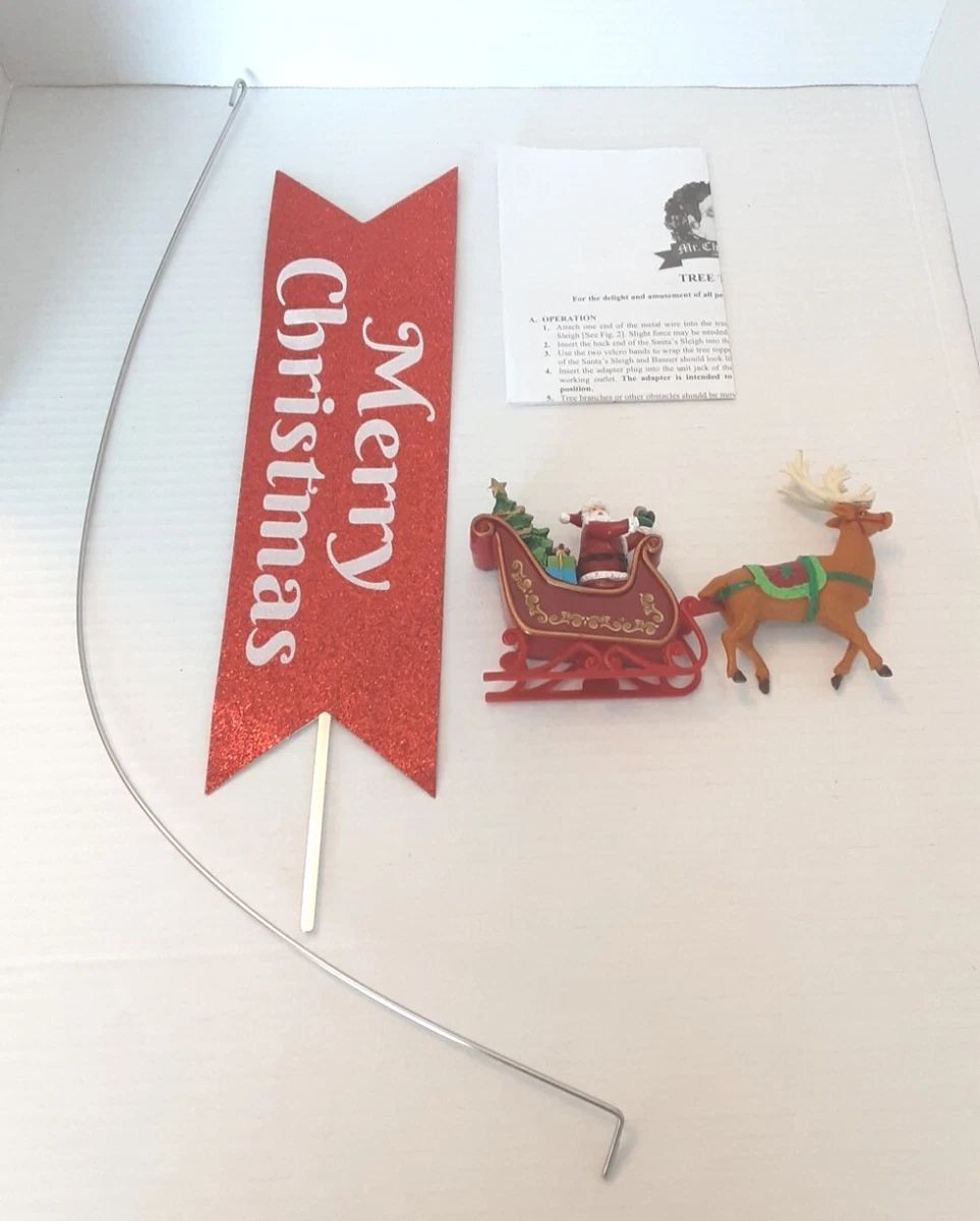 Santa's Sleigh Animated Tree Topper, 59 OFF