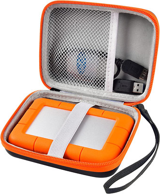Case Compatible with Lacie Rugged Mini 1TB/ 2TB/ 4TB/ 5TB External Hard Drive Po