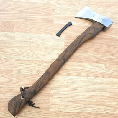 Prandi German Style 7.25'' Carbon Steel Axe Head 4.25 Cutting edge Hickory Handle