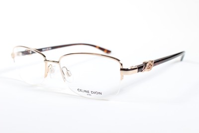 NEU Celine Dion CD 3243 Halbrandlos F2508 Brille Brillengestell Eyewear