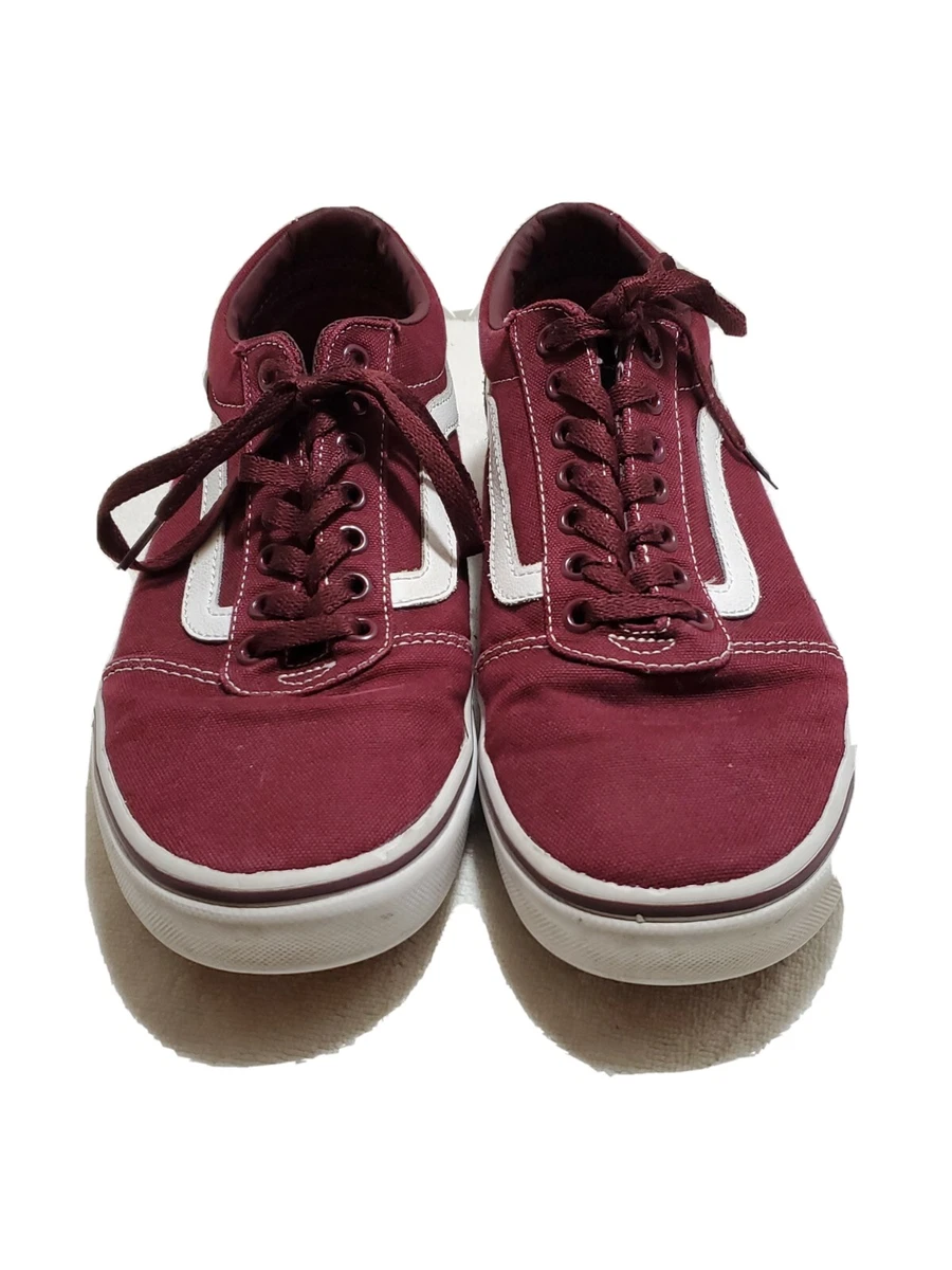 Red sk8 sale low vans