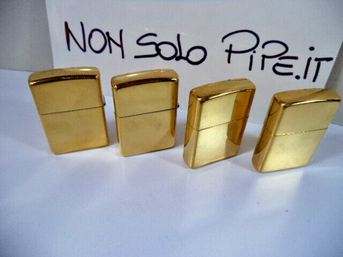 zippo lighter PEACE COLOR COLLECTION SERIES BRASS NUOVO ANNO 1995 4 PIECES - Imagen 15 de 17