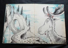 THIDWICK The Big-Hearted Moose ~ Dr Seuss ~ HC ~ Random House ~ 1948 