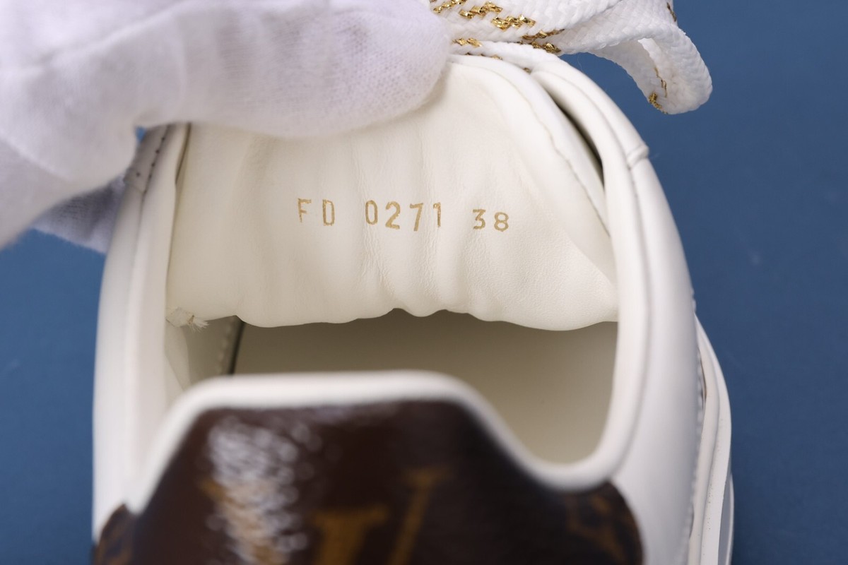 8004/ LOUIS VUITTON WOMAN'S TIMEOUT SNEAKERS 1A9HAV WH/MONOGRAM