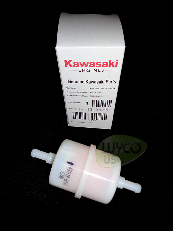 (1) GENUINE KAWASAKI FUEL FILTER, 490190031, 490190031, 11B3 eBay
