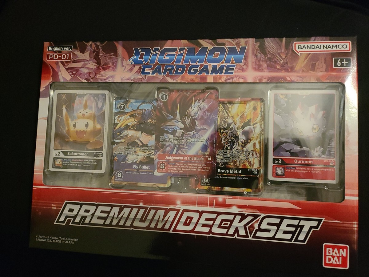 PD-01 Digimon Premium Deck Set Bandai Namco English Ver. Sealed