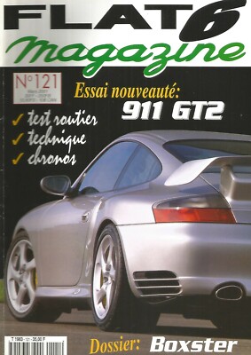 FLAT 6 MAGAZIN NR.121 911 GT2 / ORDNER: BOXSTER / TURBO S / PORSCHE 718/2-001