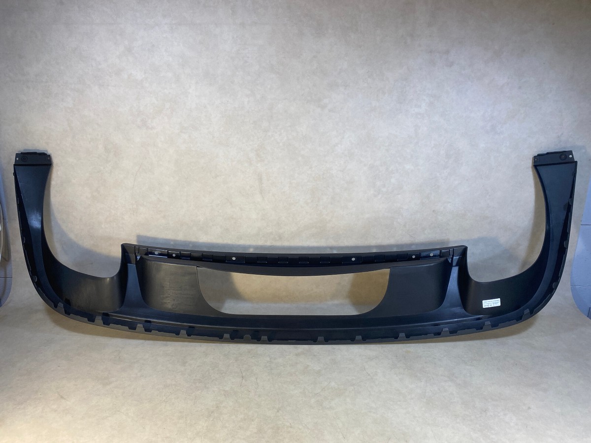 NEW OEM VW TOUAREG Rear Bumper Insert Cover Satin Black