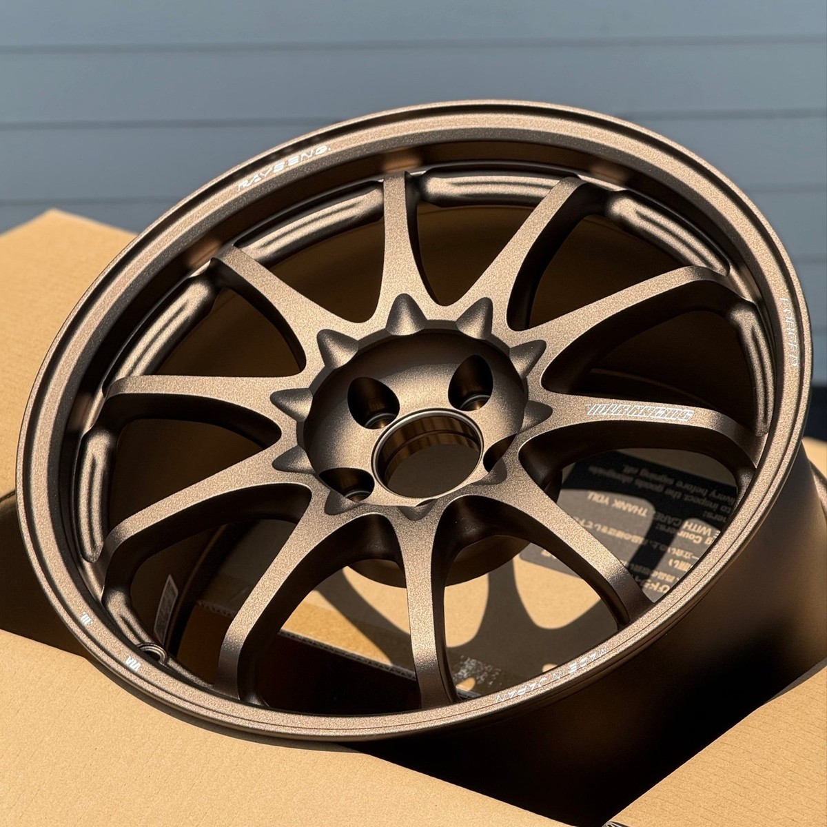 set of 4) Volk Racing CE28N-Plus 17x9.5 +45 5x100 Bronze GR86