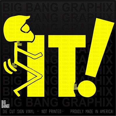 SCREW F IT GOING RIDING Decal Sticker Funny Biker Bike Lets Go For A Ride Racing