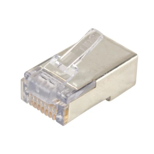 Platinum Tools 105020 100-Pack Shielded EZ-RJ45 Connectors for CAT5e CAT6 - Image 2 of 3