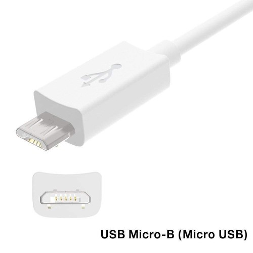 Original Motorola White Micro-USB Charge Sync Data Cable for Moto G5 G4 Play E4 - Picture 9 of 9