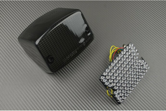 Feu stop LED avec clignotant teinté pour moto Kawasaki Vulcan VN 750