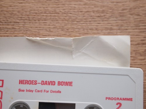 DAVID BOWIE - HEROES (RCA INTK5066) EARLY 80s UK CASSETTE TAPE REISSUE *READ* - Picture 6 of 6