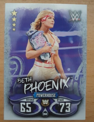 WWE Karte 260 BETH PHOENIX Topps Slam Attax Live 2018 Card Wrestling Diva 