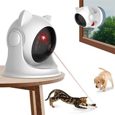 Auto Laser Toy For Indoor Cats Dogs, Fast/Slow Mode,Adjustable Circling Ranges