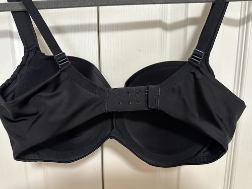 Soma Stunning Support Smooth Full Coverage Size 32DD Black Bra Underwire - Picture 4 of 5