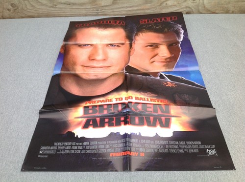 1995 Broken Arrow Original Movie House Full Sheet Poster