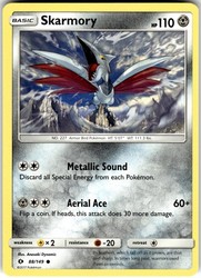 Skarmory 88/149 Sun & Moon Base Set Common Pokemon Card
