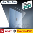 For Macbook Air Pro M5 M4 M3 M2 A2681 A3113 13" 2025 Clear Case Ultra thin Cover