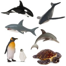 Realistic Sea Animals Toy Set - 7 Pieces