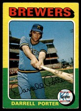 1975 O-Pee-Chee Darrell Porter Milwaukee Brewers #52