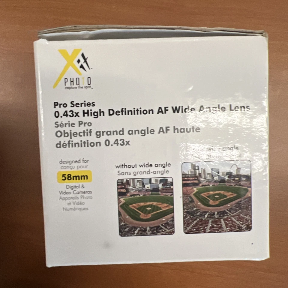 Adaptador macro lente gran angular profesional Xit Pro 58 mm 0,43x XT58WAB Foto 2 de 4