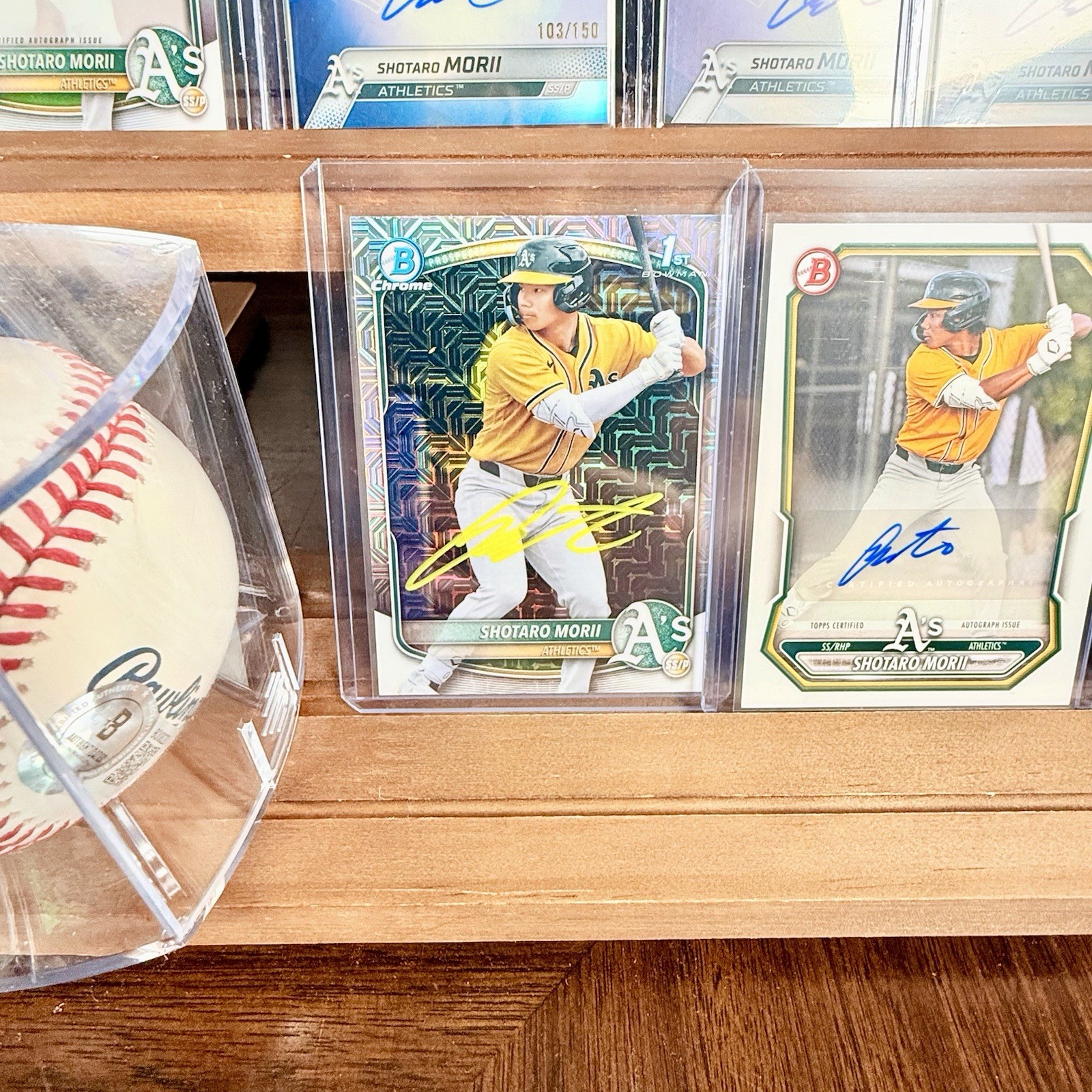 HUGE LOT (115) SHOTARO MORII Auto, Refractor, PSA 10, KANJI, Ball, Next Ohtani view 16