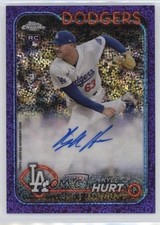 2024 Topps Chrome Update Purple Speckle Refractor /299 Kyle Hurt Auto 10no