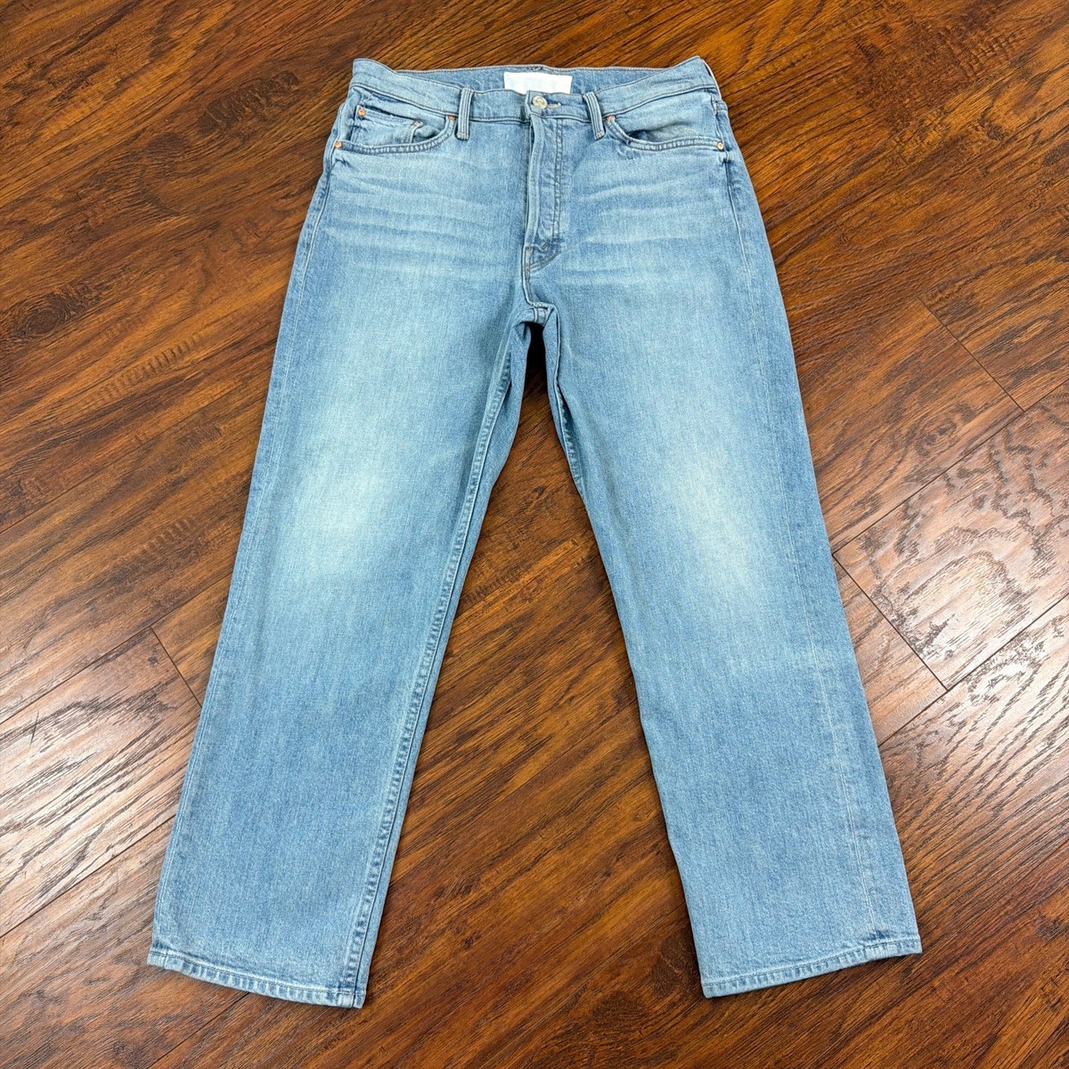 Mother Superior Jeans Women 30 Tomcat Ankle Prize Pupil Light Wash Stretch 29x26